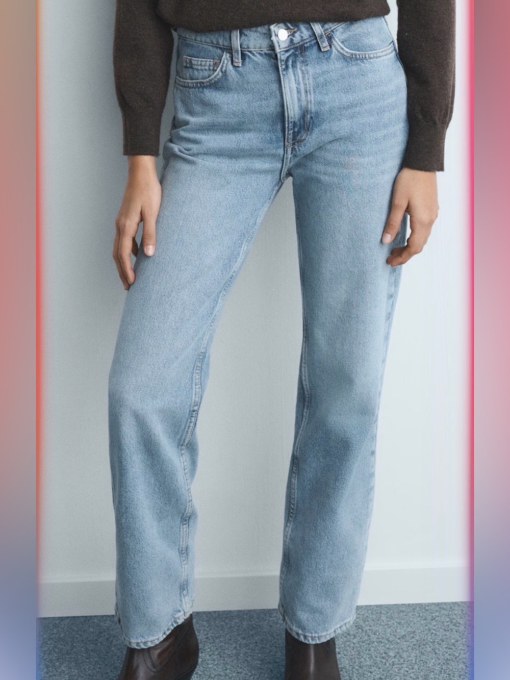 Straight leg Jeans